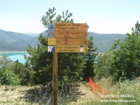 Señalización en la ruta interpretada