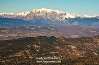 Vistas de la Ribagorza con el Turbón al fondo